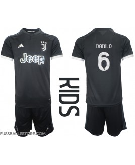 Günstige Juventus Danilo Luiz #6 3rd trikot Kinder 2023-24 Kurzarm (+ Kurze Hosen)
